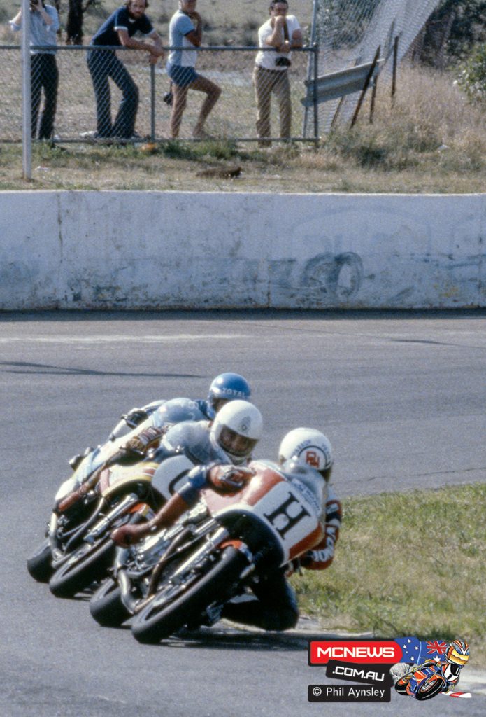 1980 Swann Series - Oran Park - Ron Haslam, Graeme Crosby, Steve Trinder