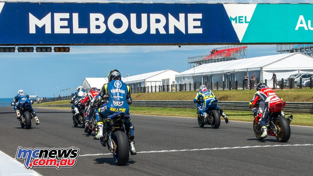 ASBK Race One underway at Phillip Island - Image by Half Light