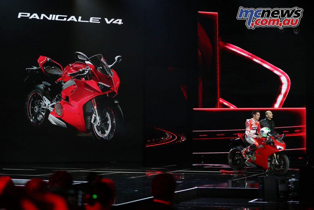 Ducati unveil their 2018 V4 model