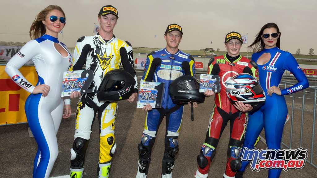 The Wakefield Park Round 2 R3 Cup Overall podium 