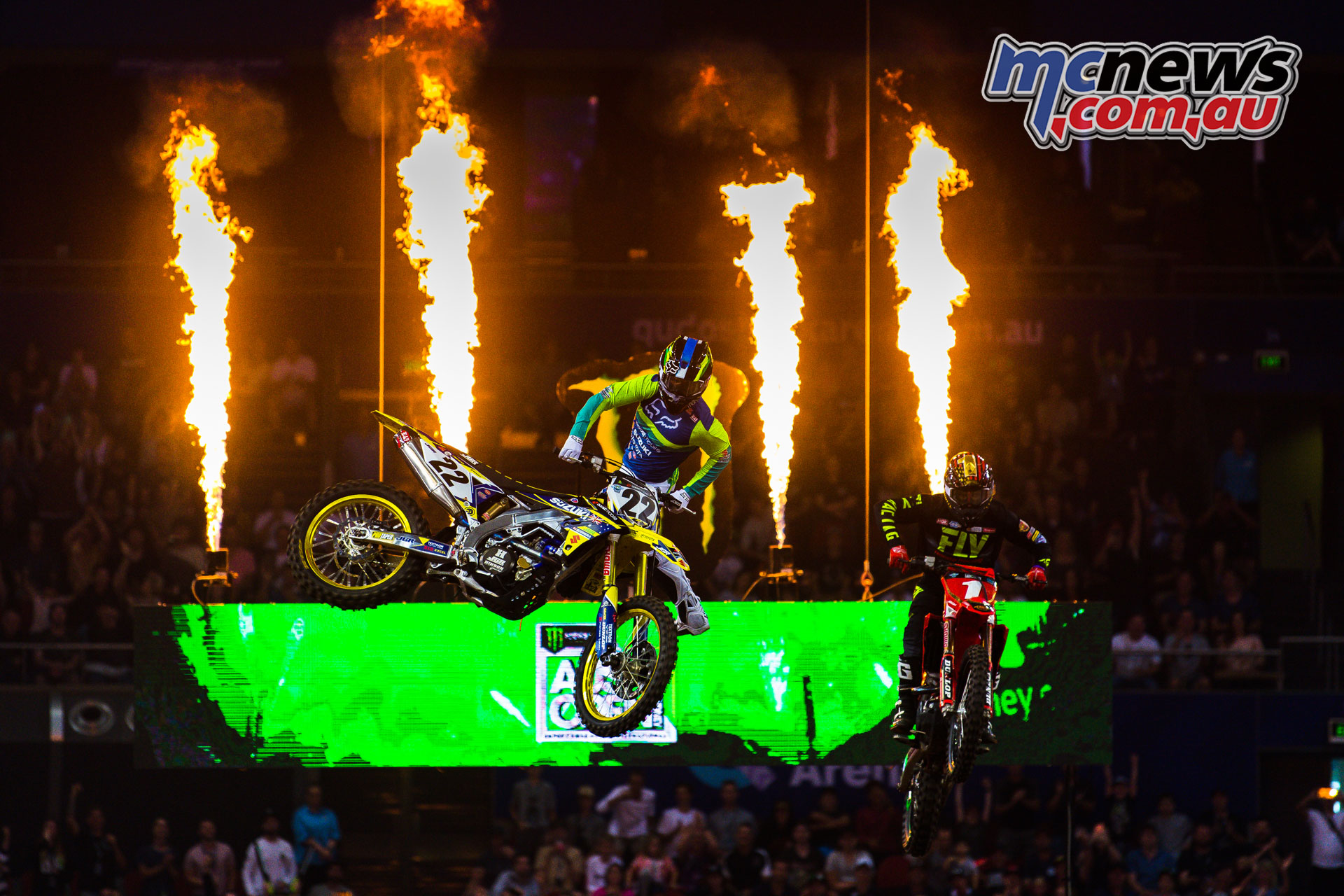 Chad Reed flying high at the Monster Energy AUS X Open Sydney