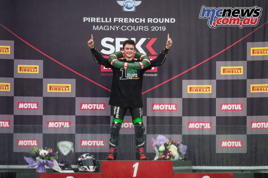 WSBK Rnd France Magny Cours Sun SSP Race Gonzalez JM