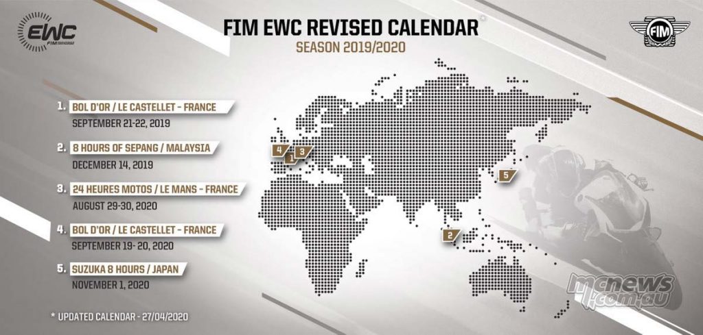 FIM EWC Calendar