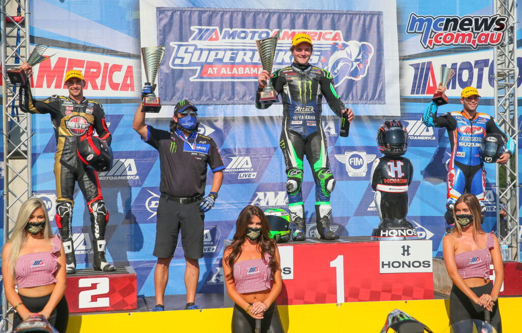 Cameron Beaubier topped the podium from Matthew Scholtz and Bobby Fong