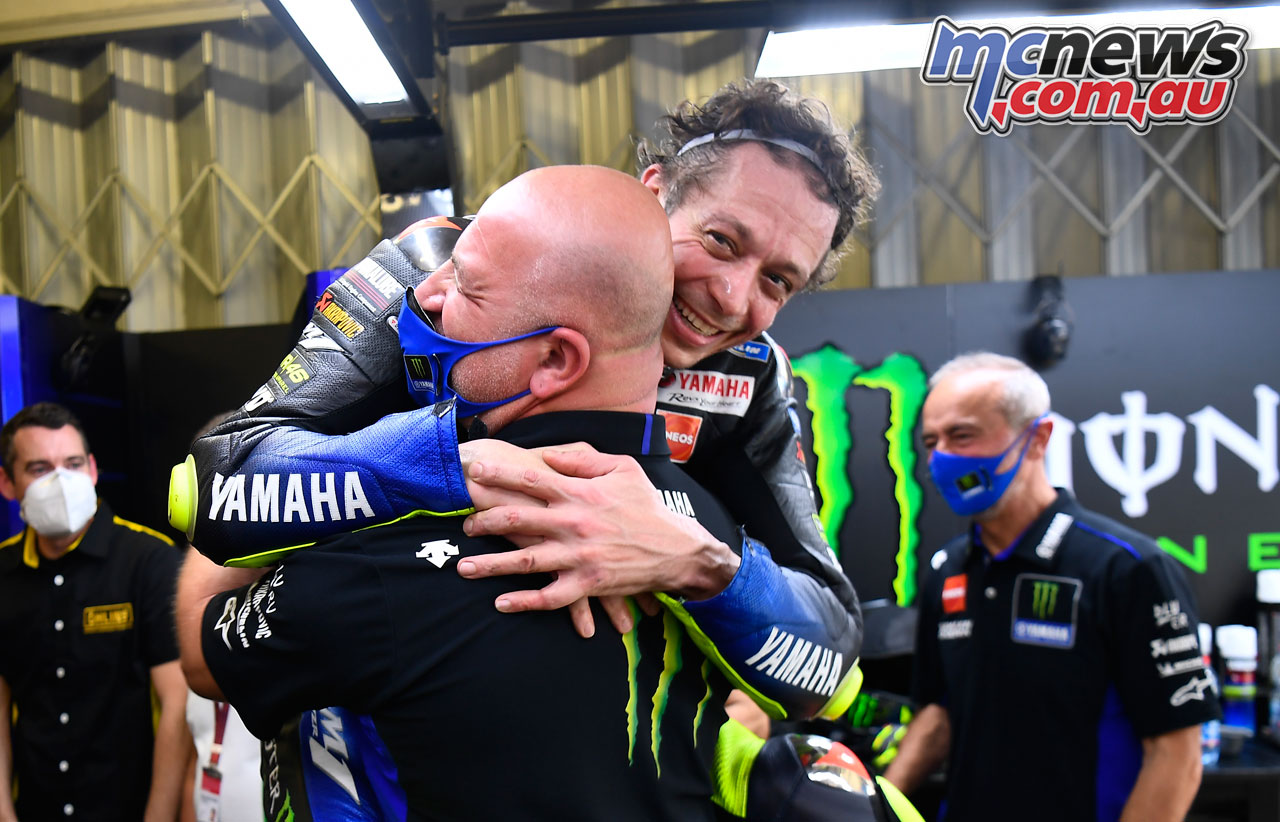 Valentino Rossi, factory Yamaha team say goodbye after 15-year partnership  - Axalta Racing