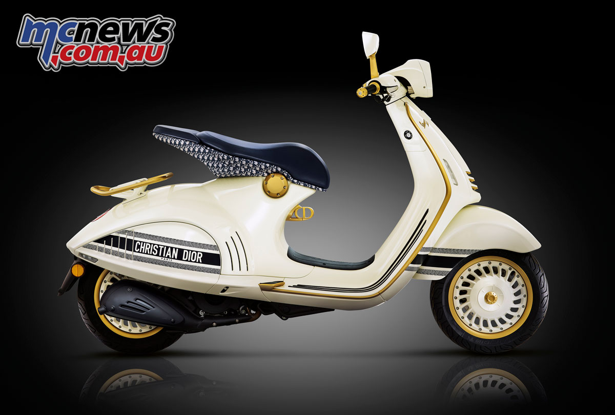 Dior joins forces with Vespa to create an exclusive scooter  Mens Folio  Malaysia
