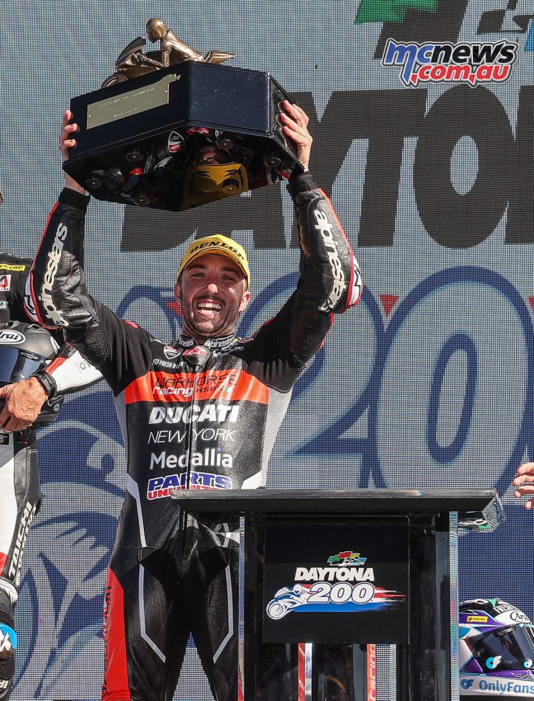 Josh Herrin & Ducati win the 2023 Daytona 200 | MCNews