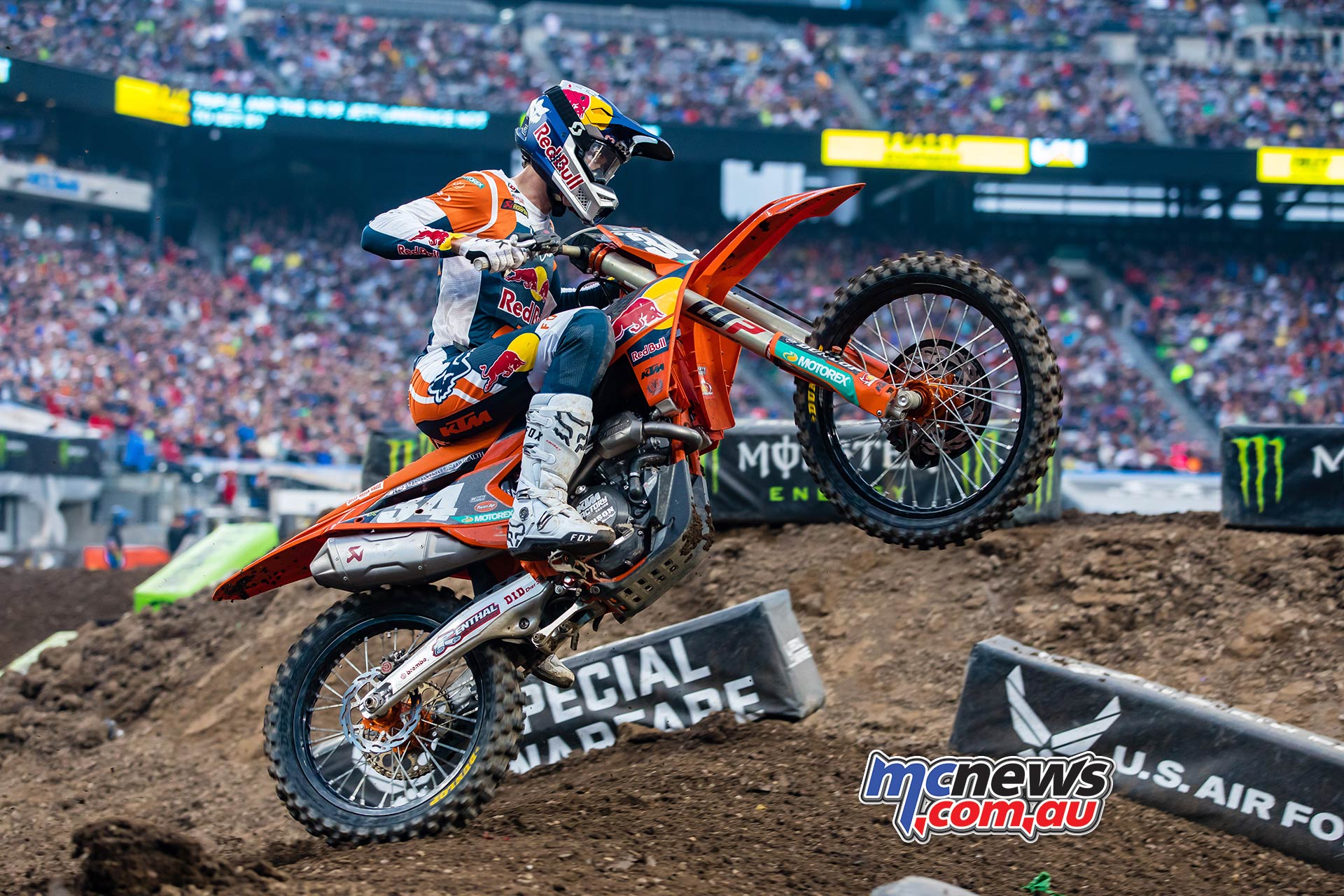 Monster image drop from New Jersey AMA Supercross MCNews