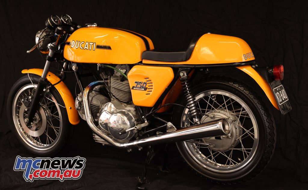 The Ducati 750 Sport is a classic cafe racer of the 1970s.