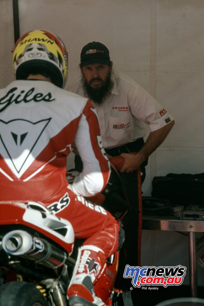 Shawn Giles - Ducati 955 Corsa and Arthur Davis