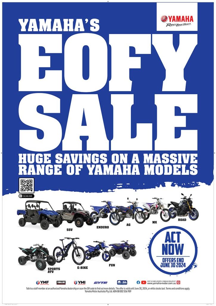 Yamaha Motorcycles EOFY 2024 deals