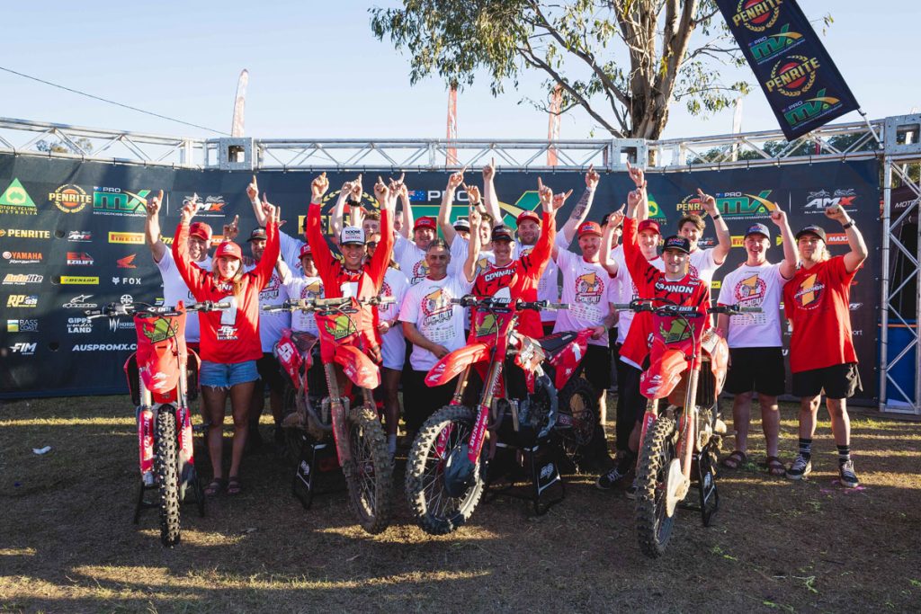 Honda's Australia Factory Motocross Team