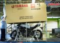 Yamaha go environmental with their motorcycle shipping frames