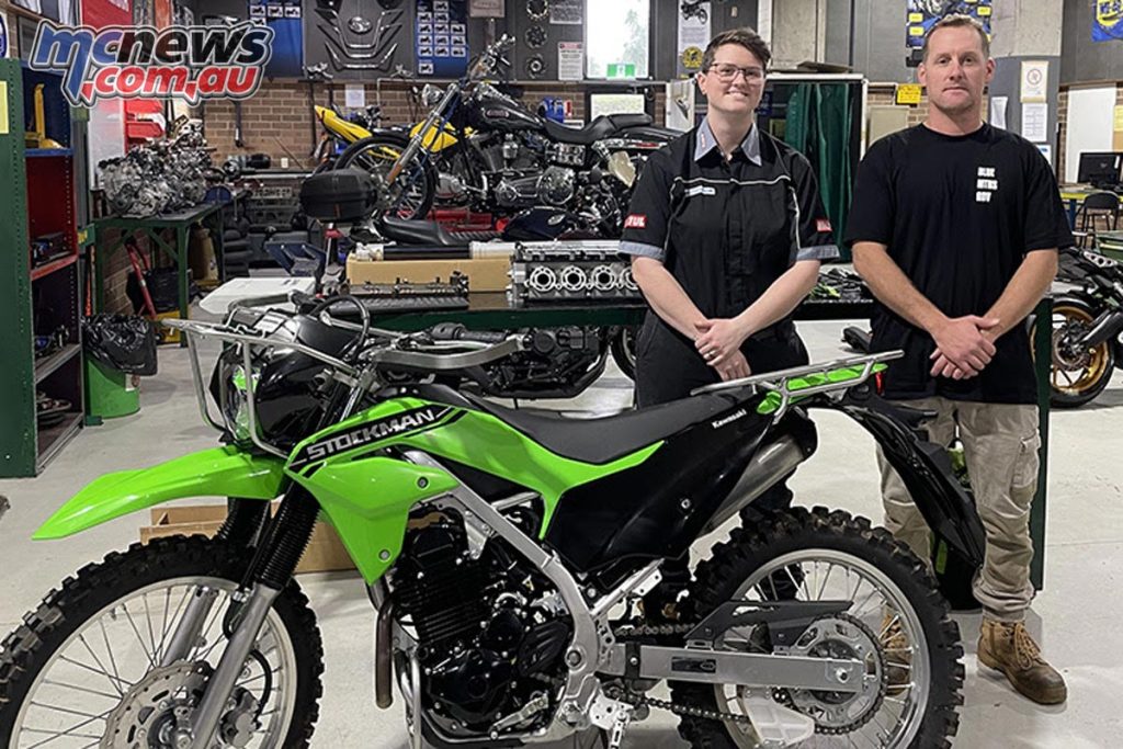 Brand-new Kawasaki KV230 Stockman donated to Mount Druitt TAFE