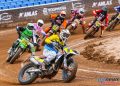 Ervin Krajcovic at 2024 FIM Flat Track World Championship in Pardubice, Czech Republic - Image by Jesper Veldhuizen