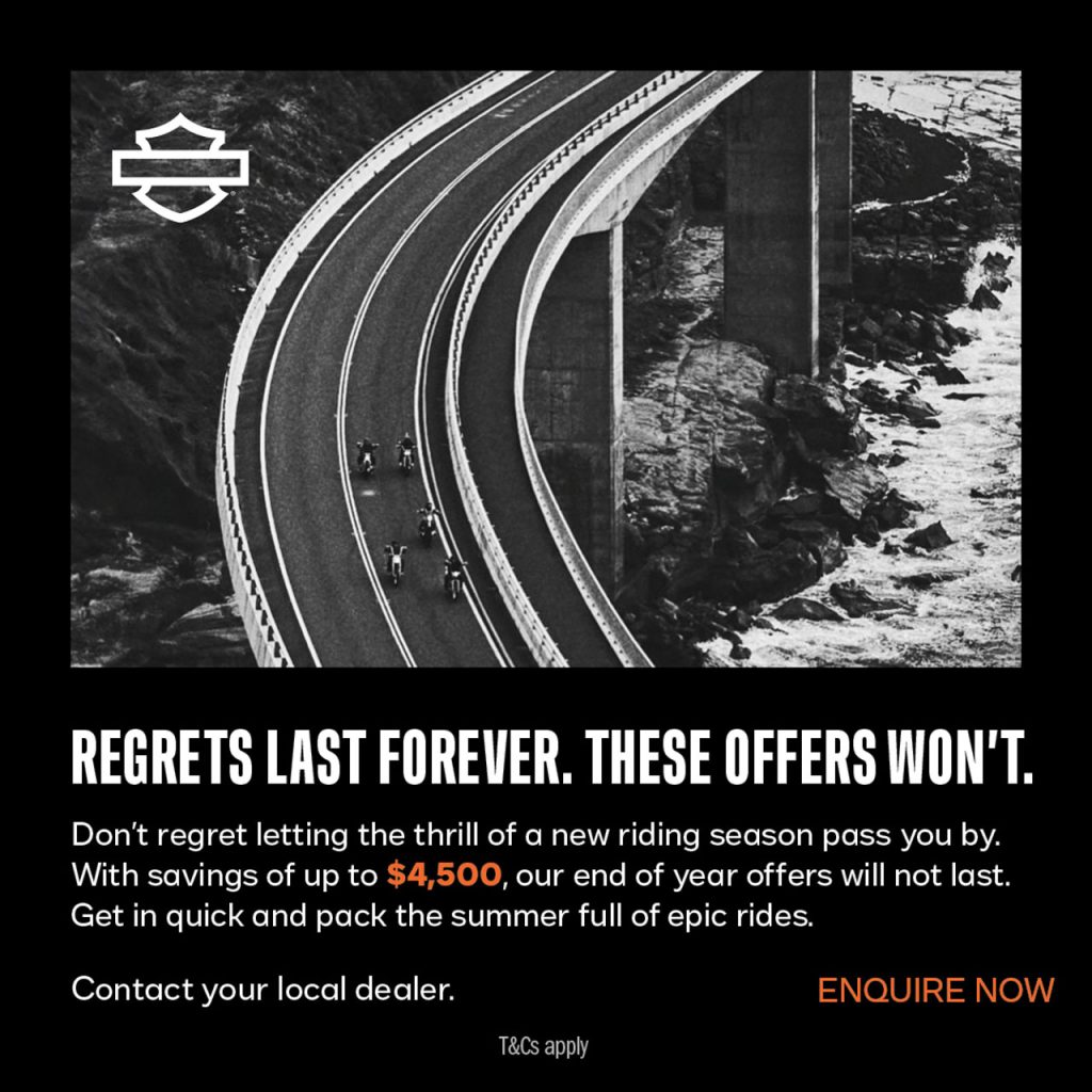 Regrets Last Forever, These Offers at Harley-Davidson Won’t