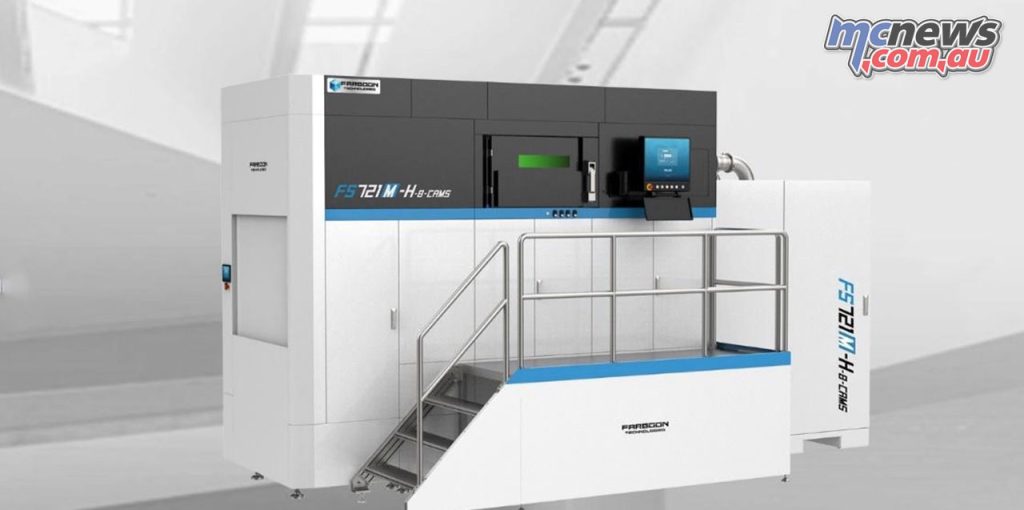 Farsoon FS721M-H-8 Laser Melting System with 8 laser and Build Cylinder Size of 720 x 420 x 650 mm3 (incl. substrate plate) Image courtesy of Farsoon Technologies