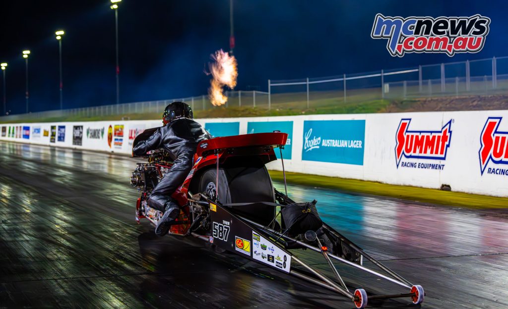 The Bend makes Australian motorcycle drag racing history with Damian Muscat