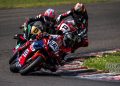 Mich Rees leads Davey Todd and Peter Hickman at Manfeild - Image by ASP