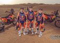 Red Bull KTM Factory Racing’s three-man team of Kevin Benavides, Luciano Benavides, and Daniel Sanders